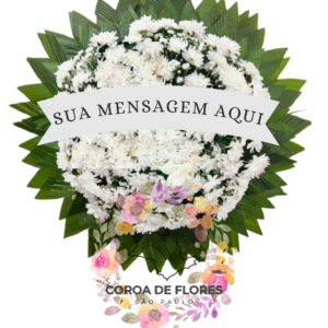Coroa de Flores Campo Branca